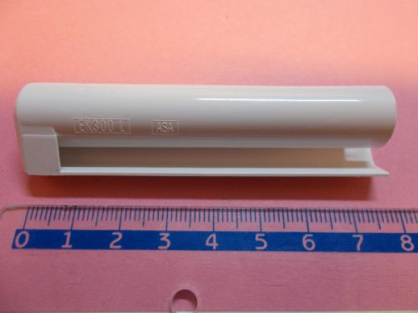 Aubi Abdeckkappe EK 300 links für Ecklager, weiß